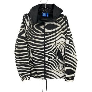Adidas Originals Supergirl Zebra Print Windbreaker Track Jacket M30310 Womens 32